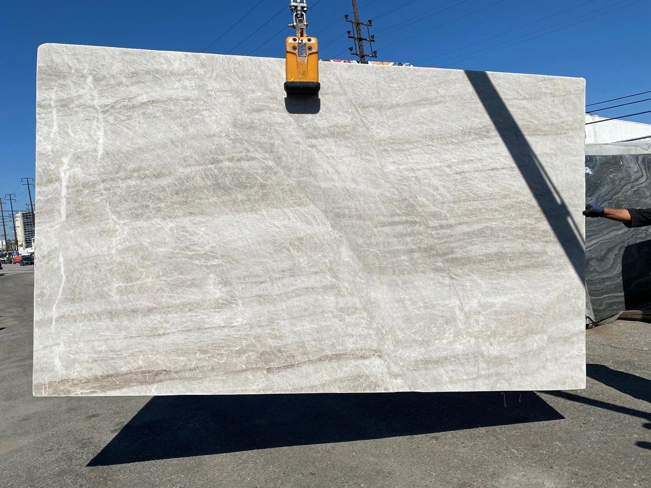 Leather Finish Quartzite slabs in Los Angeles at Royal Stone
